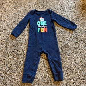Carter’s First Birthday Coverall 12M